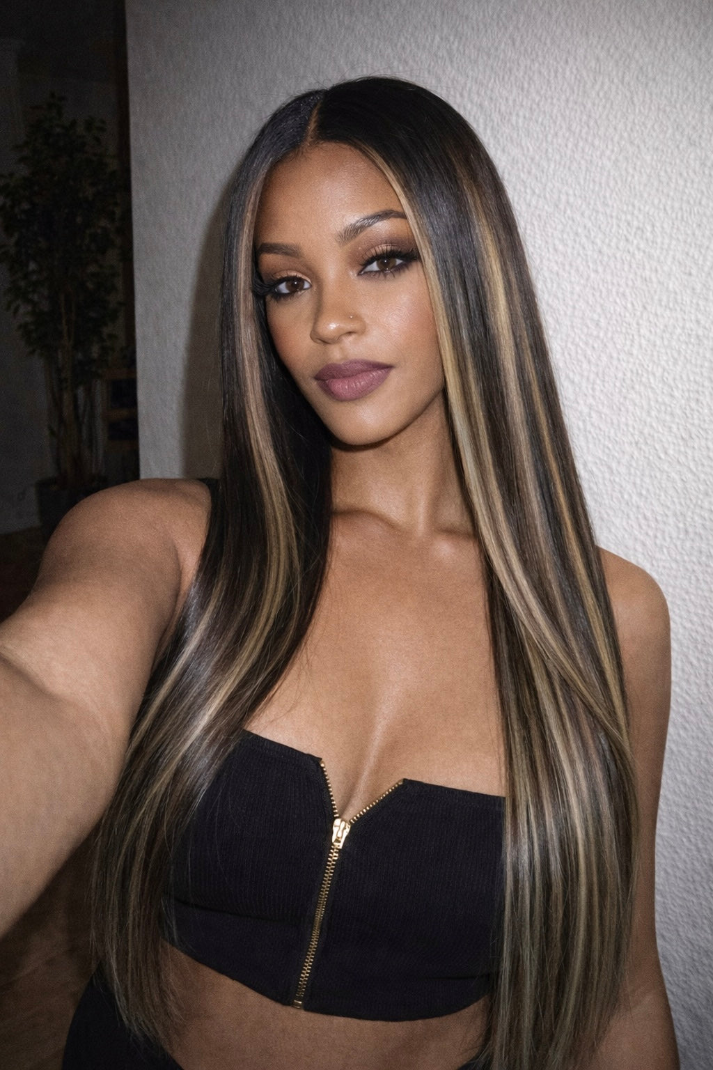 SELMA — Honey Blonde Balayage U-Part Wig | Virgin Brazilian Hair