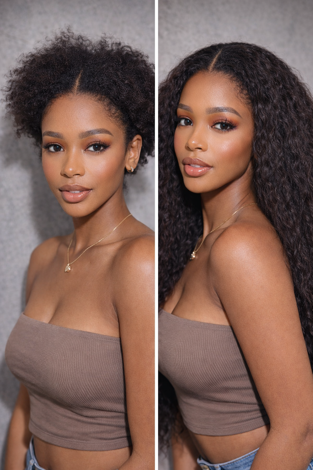 KALIA — Raw Kinky Straight | U-Part Wig