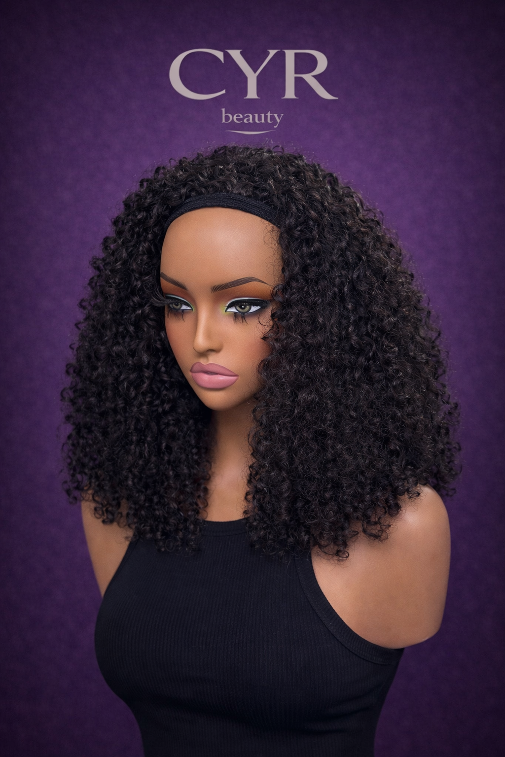 KIRA — Raw Curly Flip Over | Half Wig