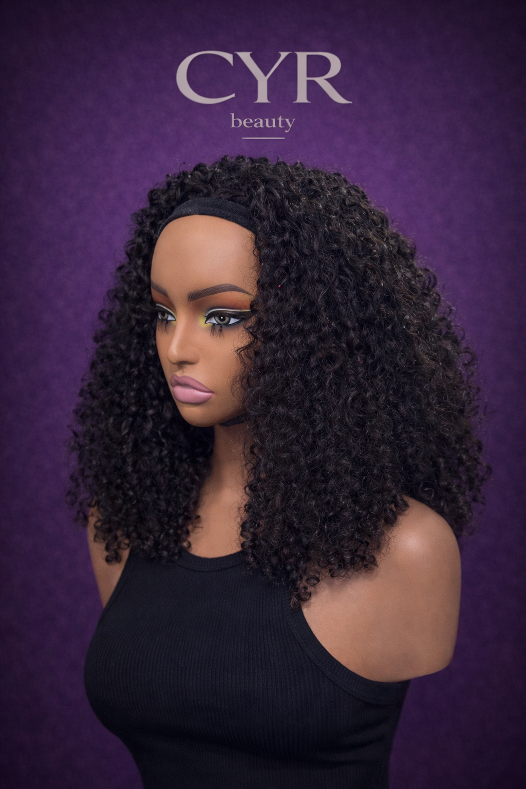 KIRA — Raw Curly Flip Over | Half Wig