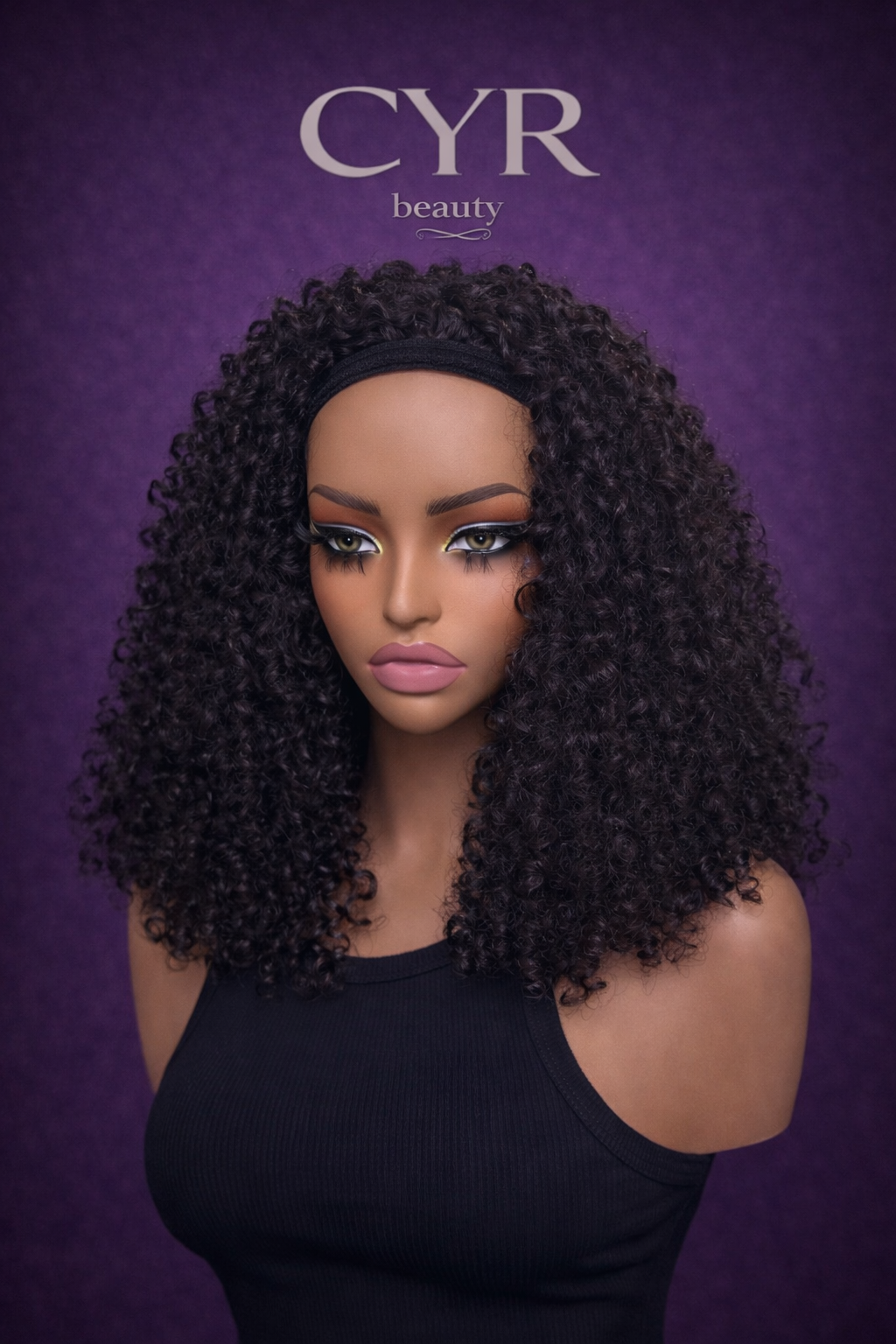 KIRA — Raw Curly Flip Over | Half Wig