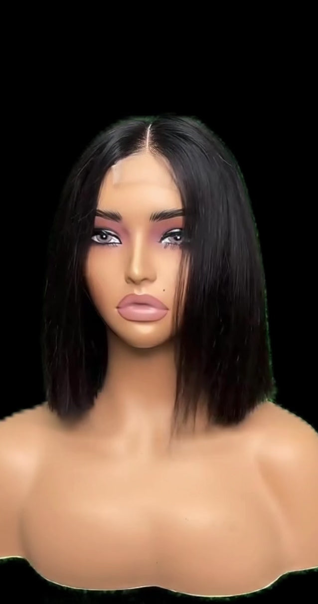 ZARA — Raw Sleek Blunt Bob Wig | Glueless 2×6 HD Closure